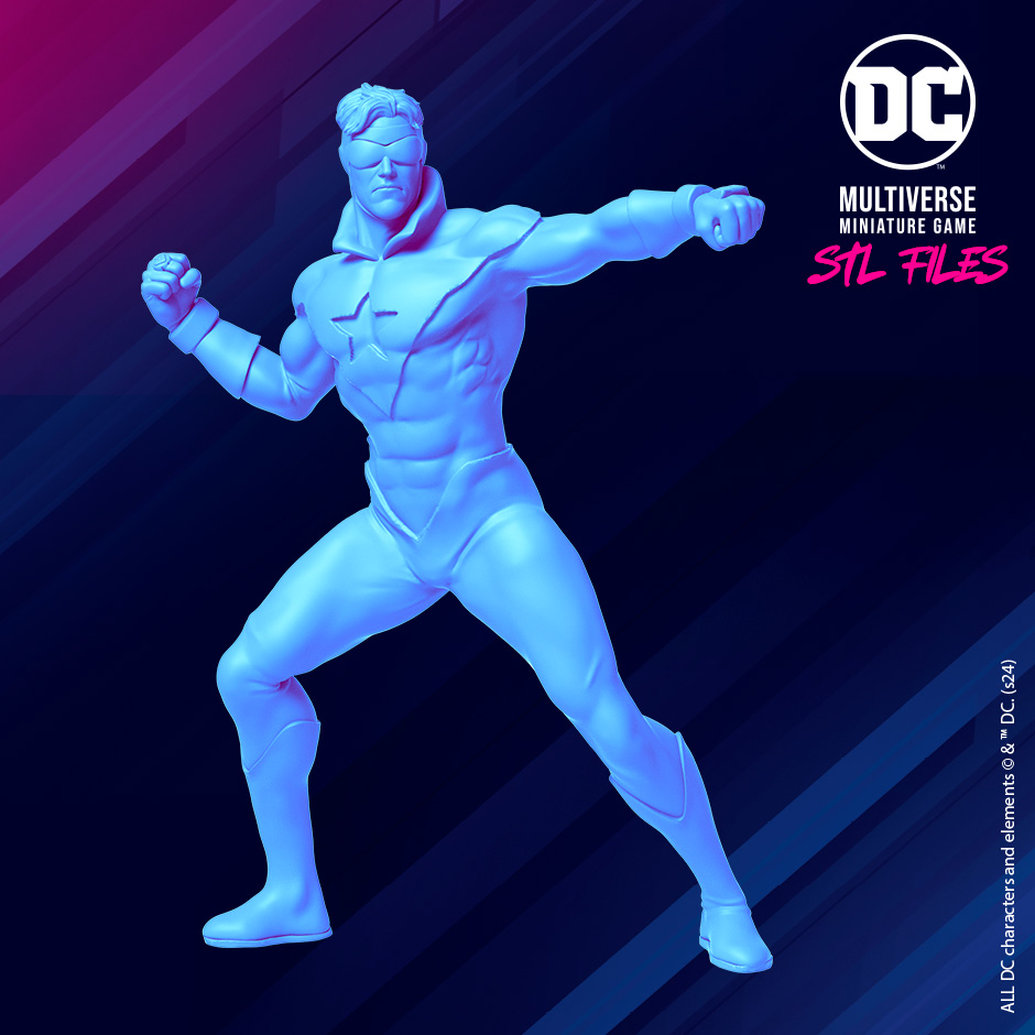 BOOSTER GOLD - DC Multiverse Miniature Game STL Files